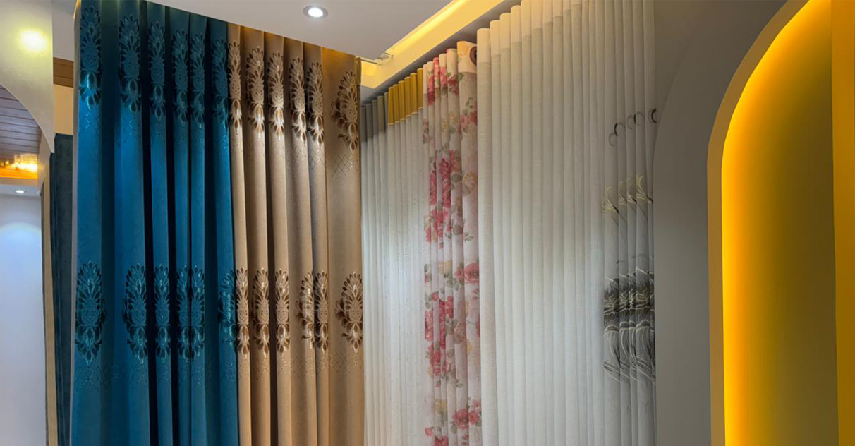 Luxury dining room curtains in Bangladesh
