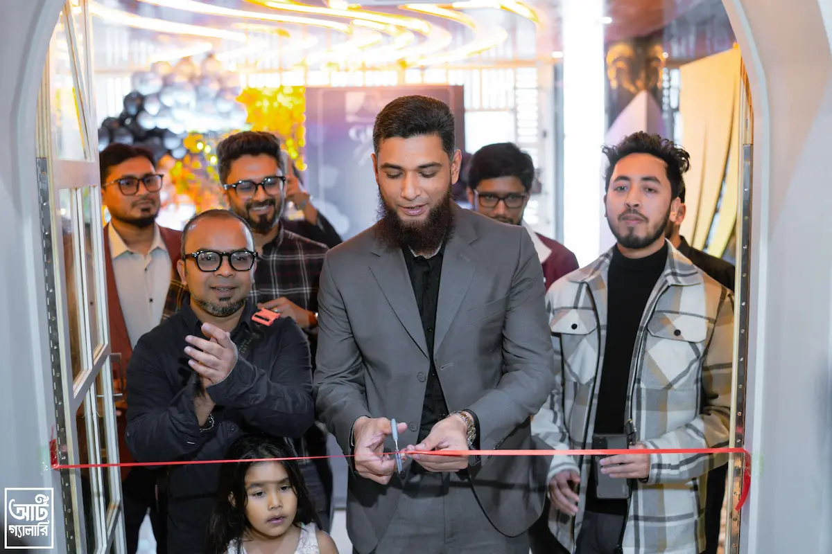 Curtivelle ribbon cutting event for luxury curtain showroom in Bangladesh