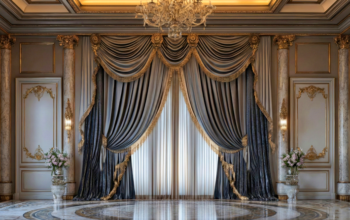 Luxury bedroom curtain in Bangladesh
